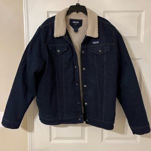 Large Patagonia denim jacket
